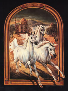 horse painting